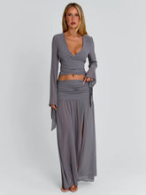 Vyorix LIVVIE MAXI SKIRT GREY