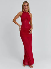 Vyorix ZERRA MAXI DRESS RED