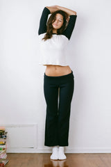 THE NAVY RIB BASEBALL TEE