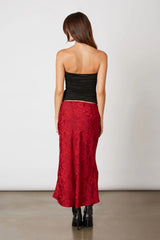Jacquard Midi Bias Skirt