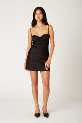 Satin Floral Mini Dress