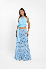 Pre-order: Floreat Maxi Skirt | Blue