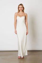 Satin Bustier Gown