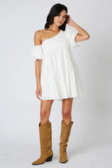 Cold Shoulder Trapeze Dress