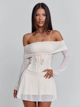 Vyorix ORLA MINI DRESS BEIGE