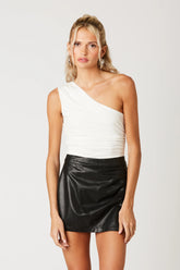 One-Shoulder Knit Top