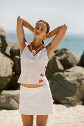 Mini Skirt | White