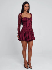 Vyorix LEVIANA MINI DRESS RED