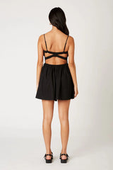 Open Back Smocked Dress