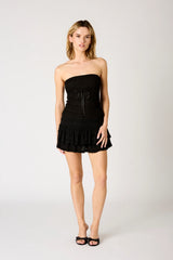 Strapless Smocked Top