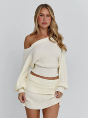 Vyorix ORENA MINI SKIRT IVORY