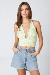 Floral Halter Top