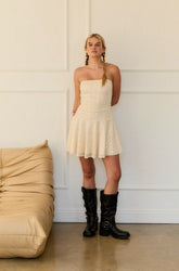 Dropwaist Sequin Mini Dress