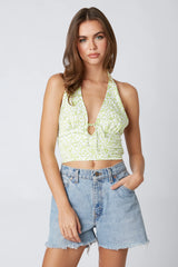 Floral Halter Top