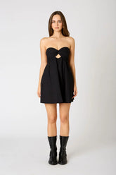 Strapless Babydoll Mini Dress