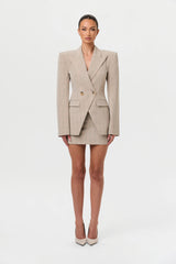 Suiting Plaid Mini Skirt