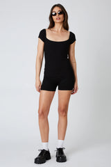 Ribbed Romper