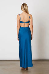 Satin Bustier Gown