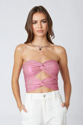 Cropped Cut Out Top