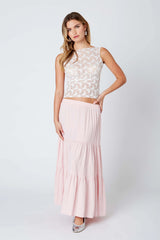 Tiered Maxi Skirt