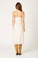 Vintage Satin Midi Dress