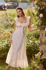 Clara Cotton Floral Maxi Dress