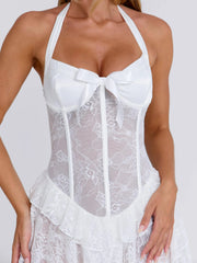 Vyorix ELYZA MINI DRESS WHITE