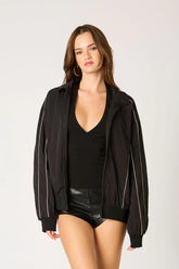 Nylon Bomber Jacket