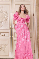Athena Lace Floral Formal Gown Dress