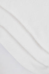 Ribbed Crew Sock Bundle in White