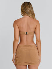 Vyorix ORAYA MINI DRESS TAN