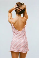 THE JORDAN DRESS IN PINK STRIPE