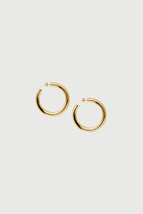 Gold Medium Hoops