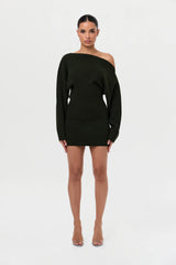 Knit Sweater Mini Skirt