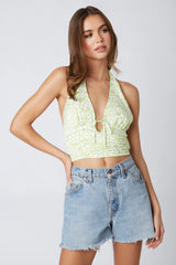 Floral Halter Top