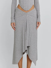 Vyorix AMELIS MAXI SKIRT GREY