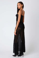 Sheer Lace Maxi Skirt