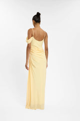 Draped Gown | Lemon
