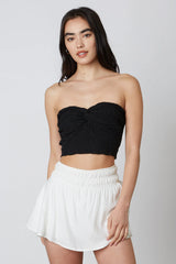 Crinkled Tube Top