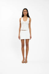 Mini Skirt | White