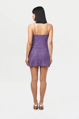 Sequin Thin Strap Mini Dress