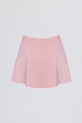Soft Active Crossover Mini Skort in Powder Pink