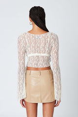 Faux Leather Cargo Mini Skirt