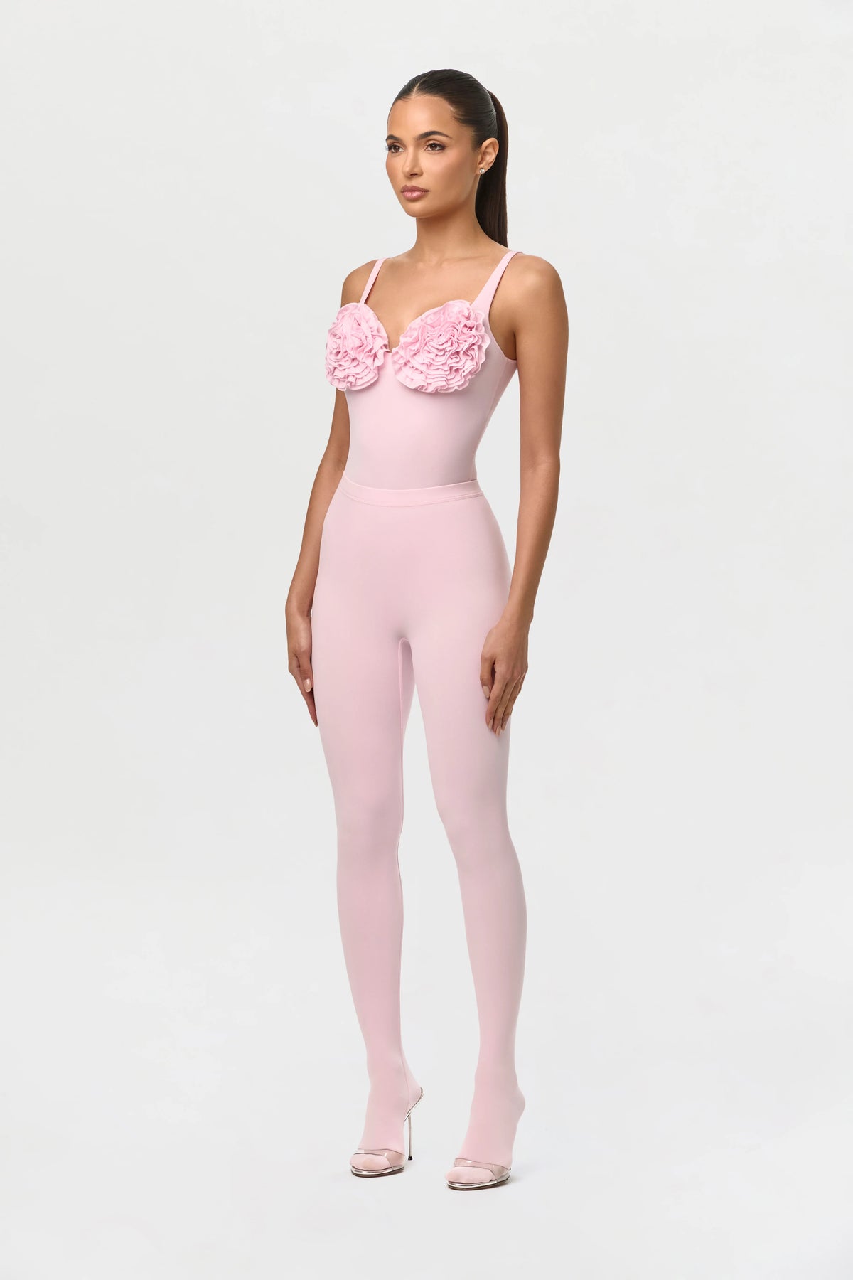 Naked Rose Tank Bodysuit