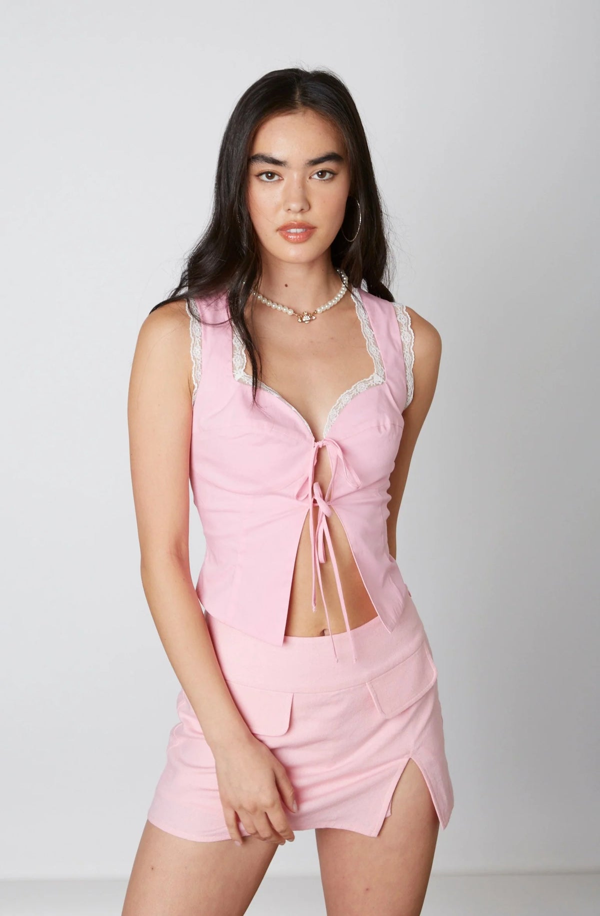 Tie Front Corset
