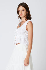 Ruffled Peplum Top