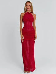 Vyorix ZERRA MAXI DRESS RED