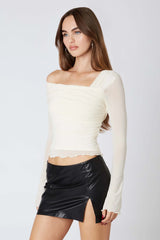 Asymmetrical Long Sleeve Top