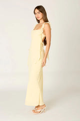 Waterfall Ruffle Maxi Dress