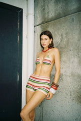 Swim Short | Emerald Stripe